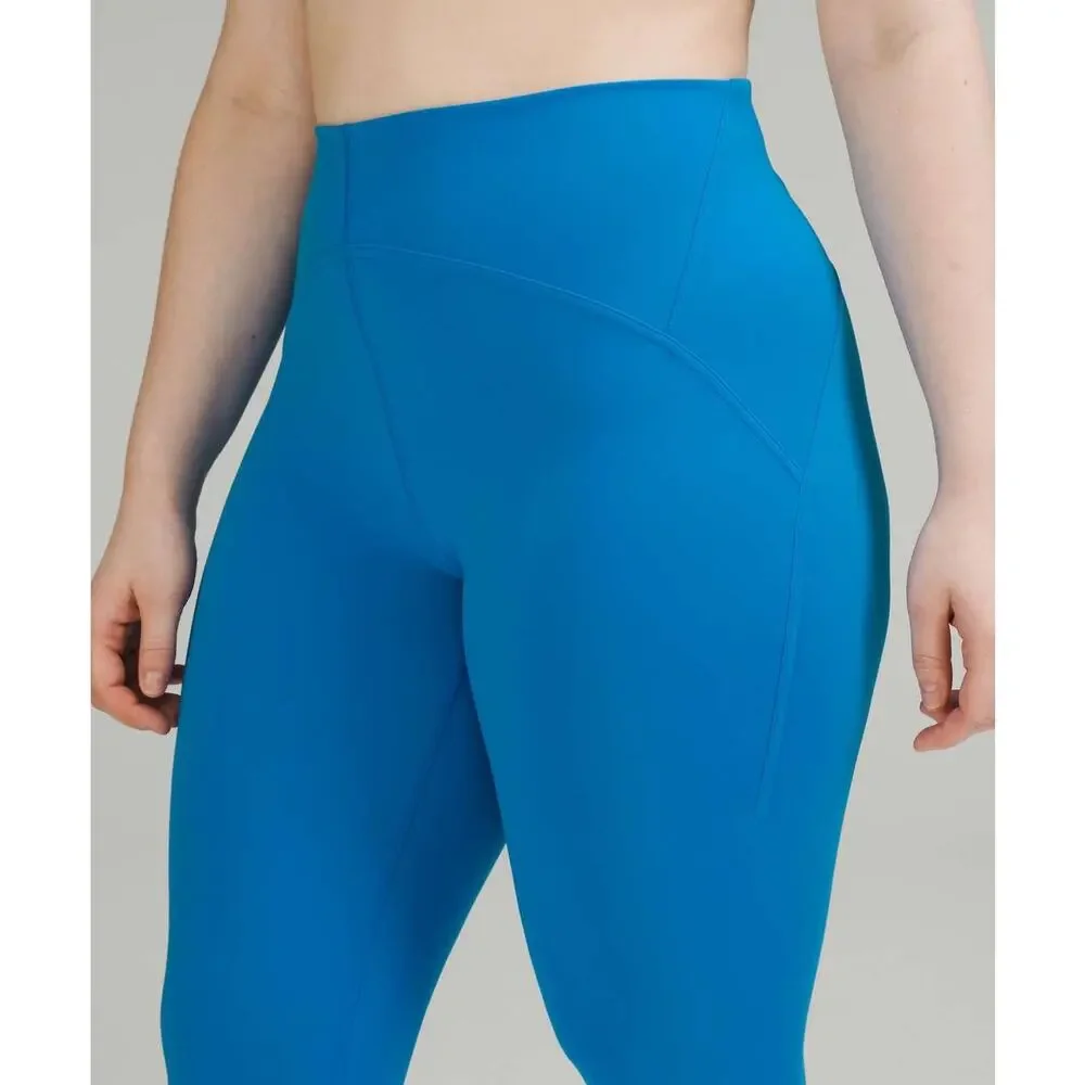 Lululemon InStill High‑Rise Tight 25” SmoothCover Sze 2 Blue - Picture 3 of 7